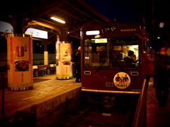 嵐山駅にて621型