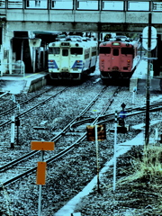 五能線の列車