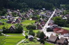 白川郷荻町合掌集落　城跡展望台①