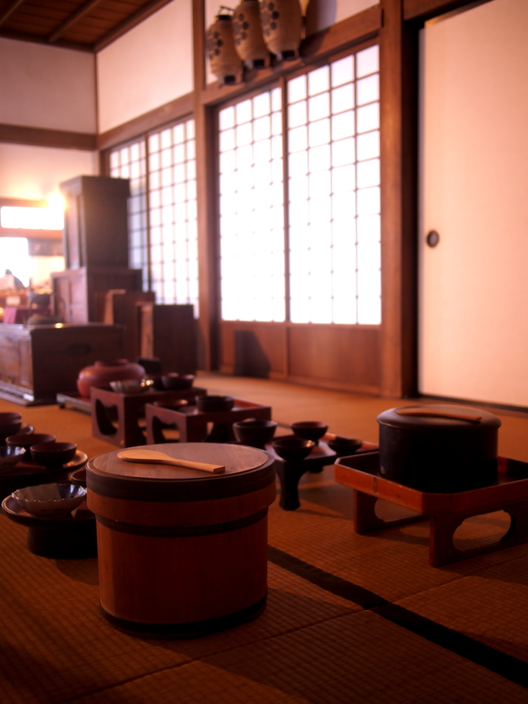 会津武家屋敷①　ごはんですよ。