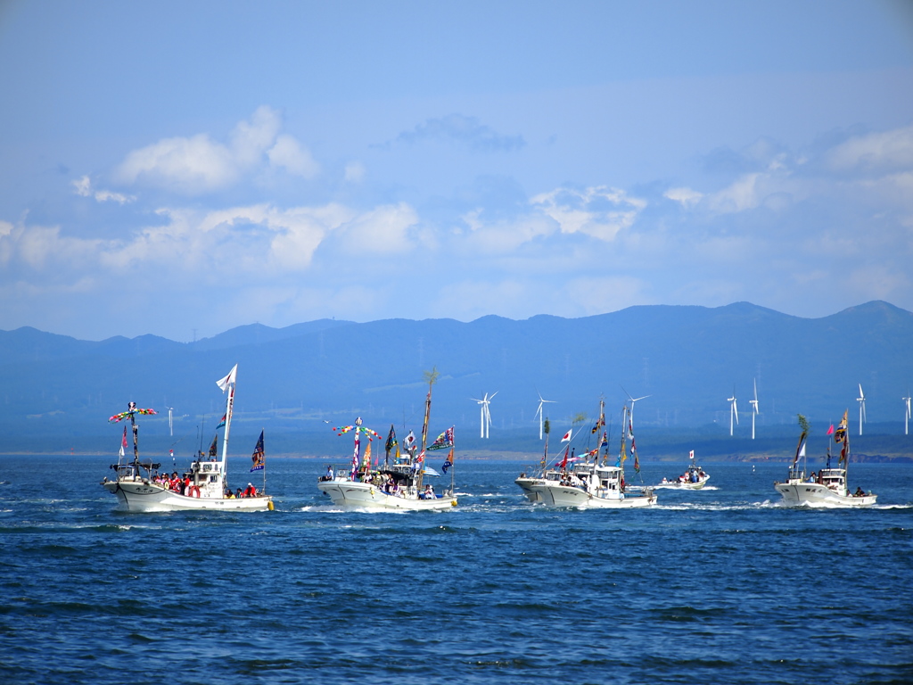 のへじ祇園まつり　海上渡御②
