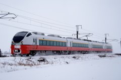 やっと雪景色①