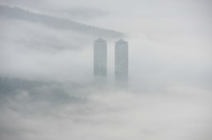 雲海に立つ