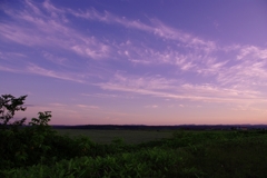 夕映えの空