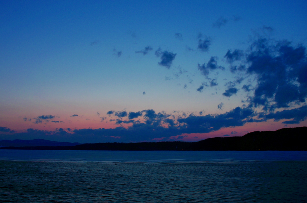 解氷の夕方