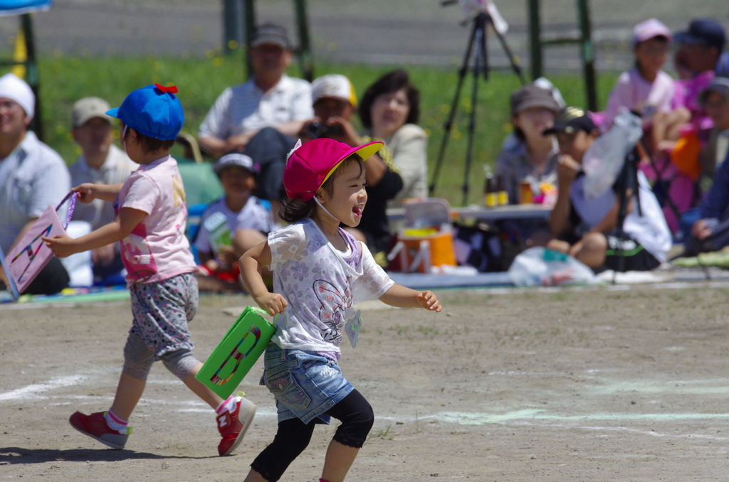 我が家の初の運動会