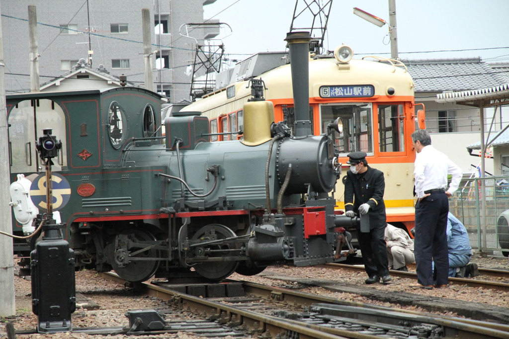 坊っちゃん列車回転