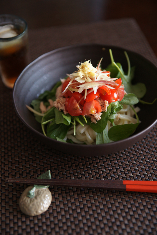 サラダうどん。