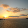 サンフランシスコ湾の夕焼け