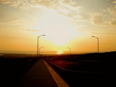 夕暮れ