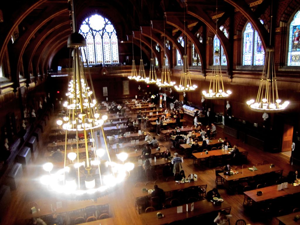 ハーバード大学の食堂