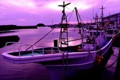 銚子ぷらり　漁船のある景色