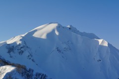 厳冬期の谷川岳　両耳