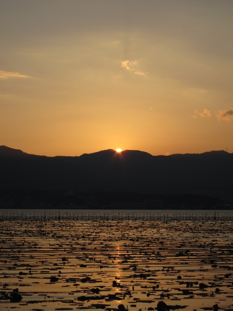 琵琶湖　夕景　５