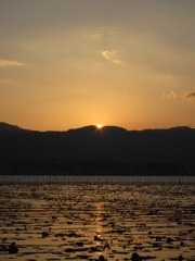 琵琶湖　夕景　５