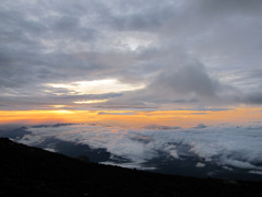 富士山頂ご来光
