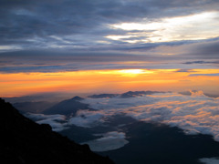 富士山頂ご来光