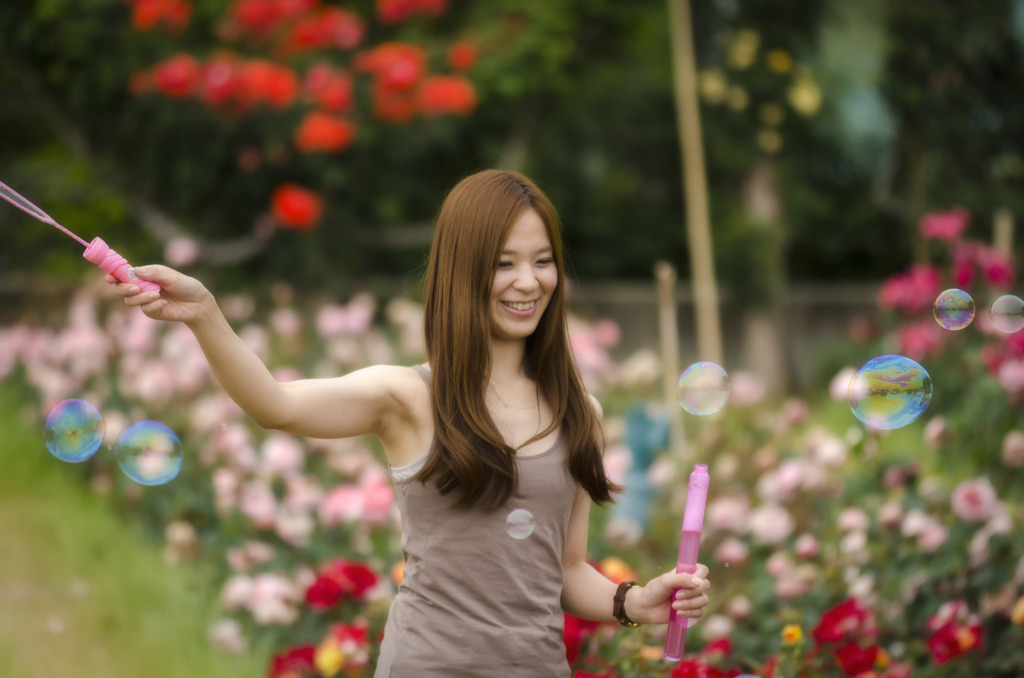 Angel in the Rose Garden