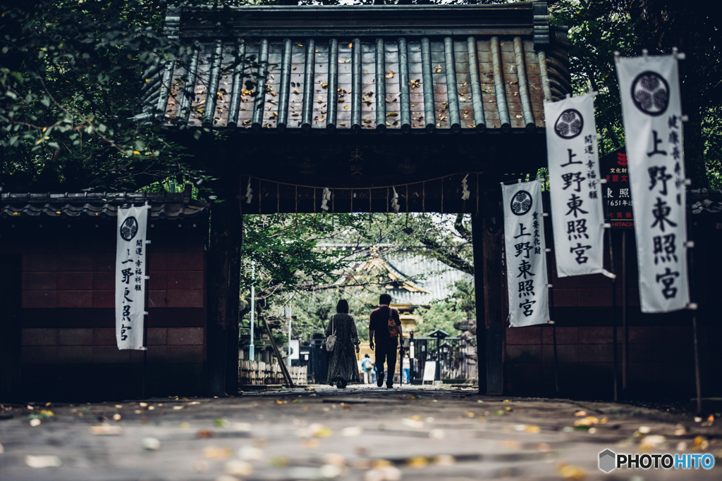 上野東照宮　カップル