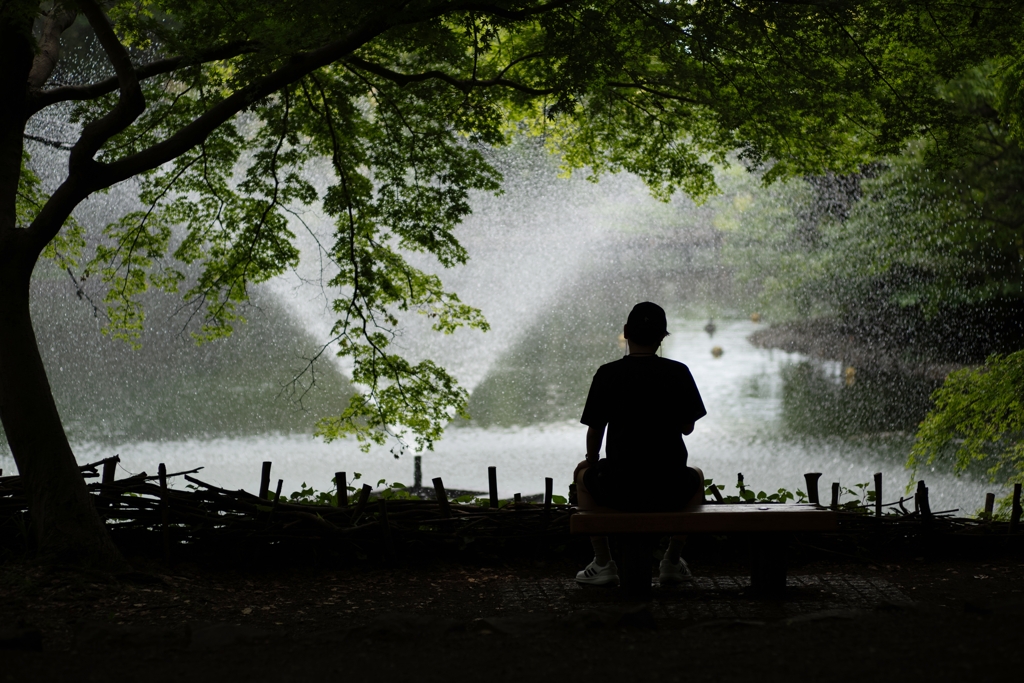 井の頭公園にて