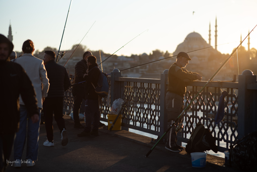 fishermans at galata