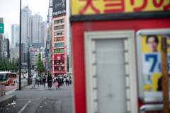 甲州街道にて