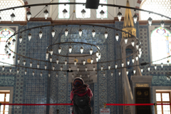 at blue tile mosque