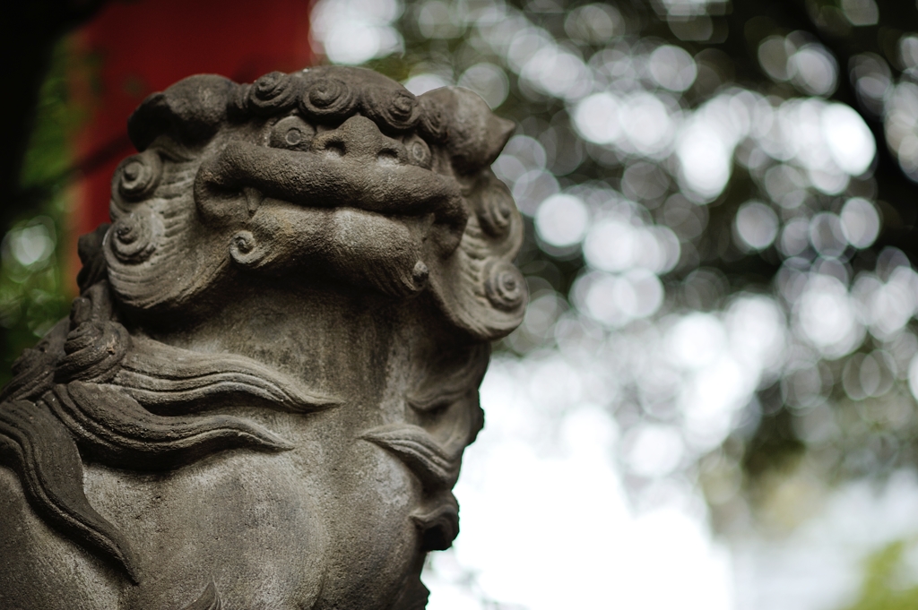 花園神社にて