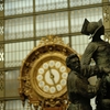 a clock and knights