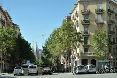 sagrada familia from the hospital side