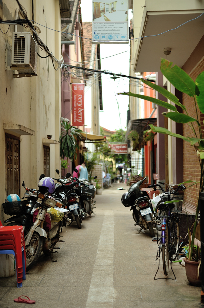 backstreet of siem reap