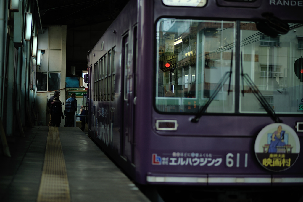 終着駅のひとこま