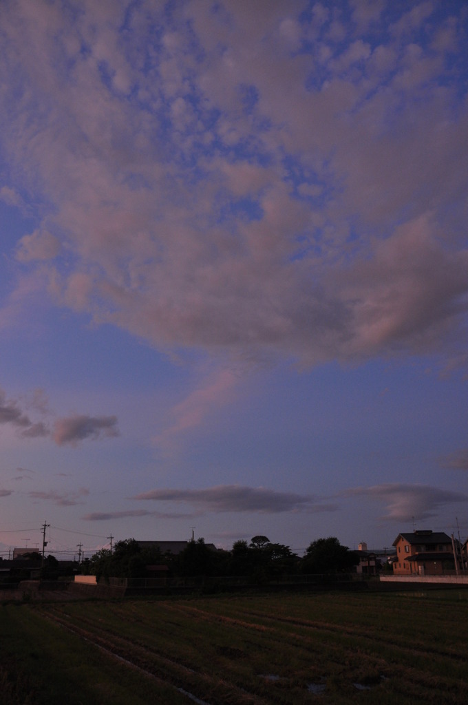 夕暮れ間近