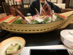 鳥羽　ホテル内　夕食