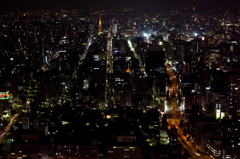 夜景。名古屋