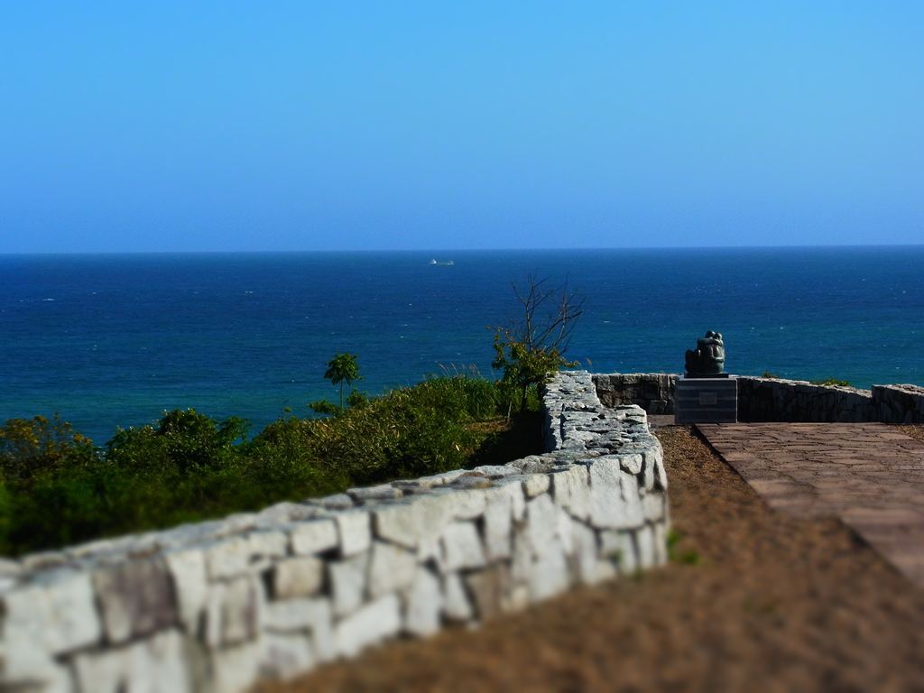 海が綺麗。