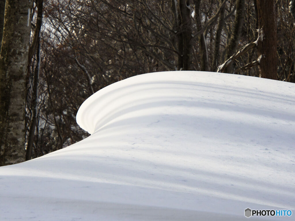  雪庇ライン