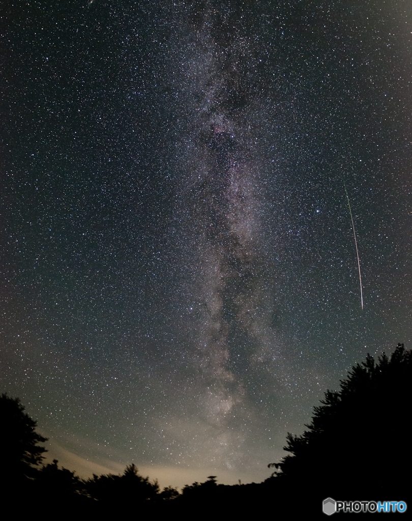 Shooting Star & Milky Way