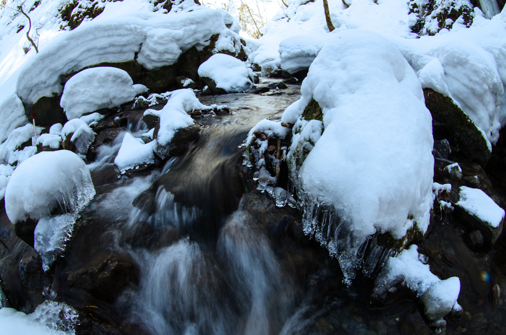 冬の石沢大滝・石沢峽Ⅲ