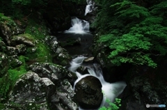 峡霧橋より