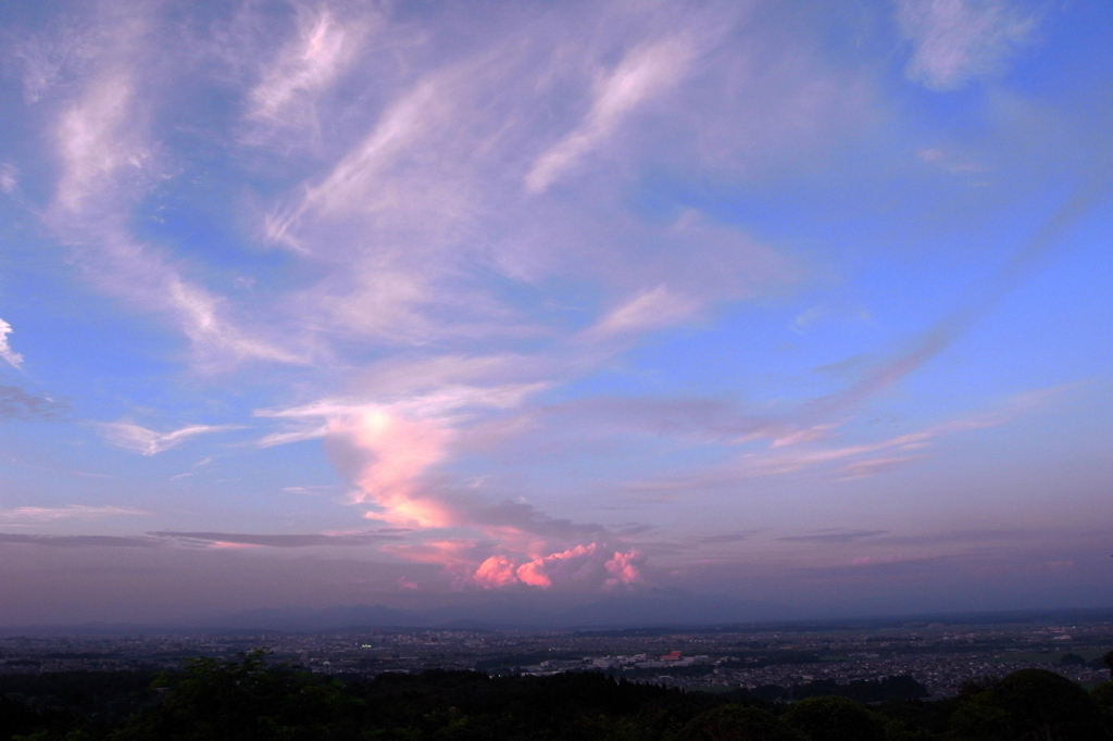 20100809大森山から夕景015GX200