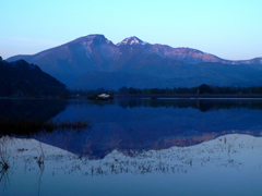 秋元湖の朝Ⅳ