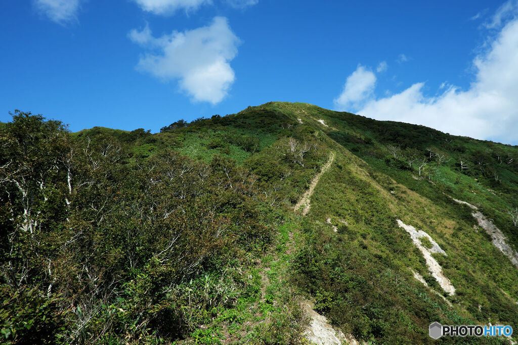 山伏岳へ