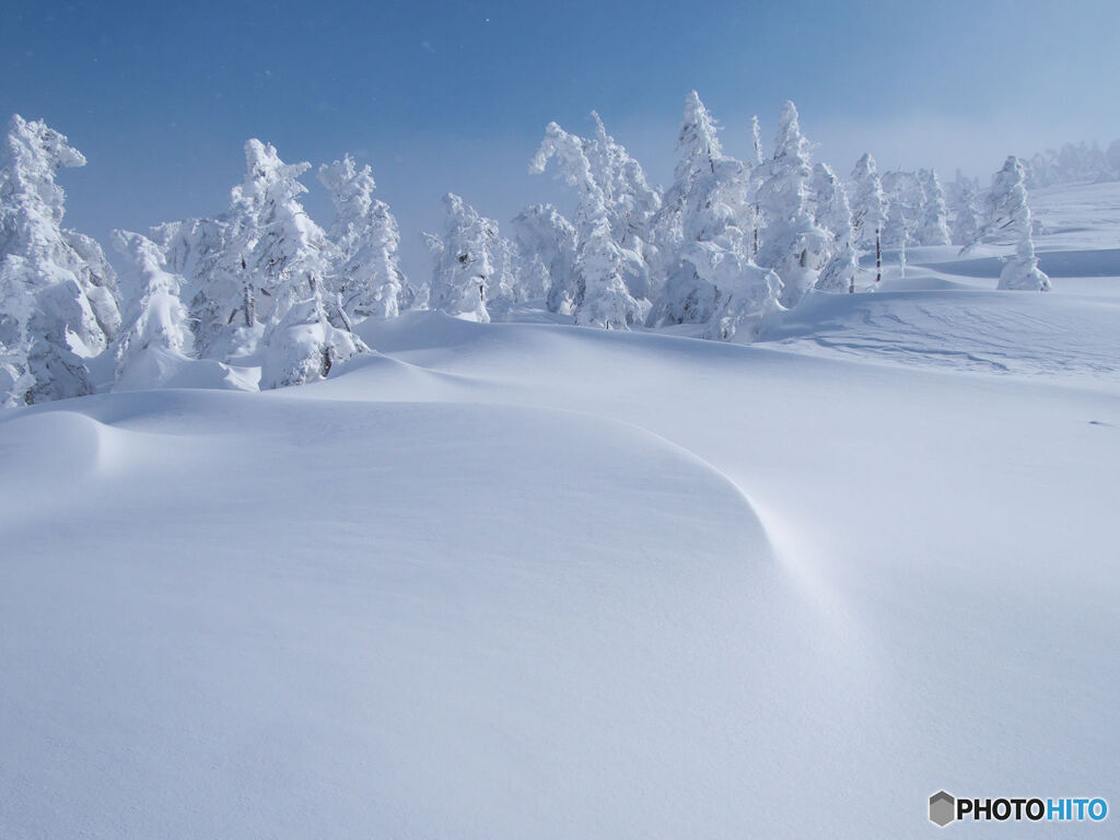 雪面ライン