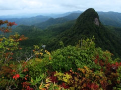 甑山登山・男甑から女甑