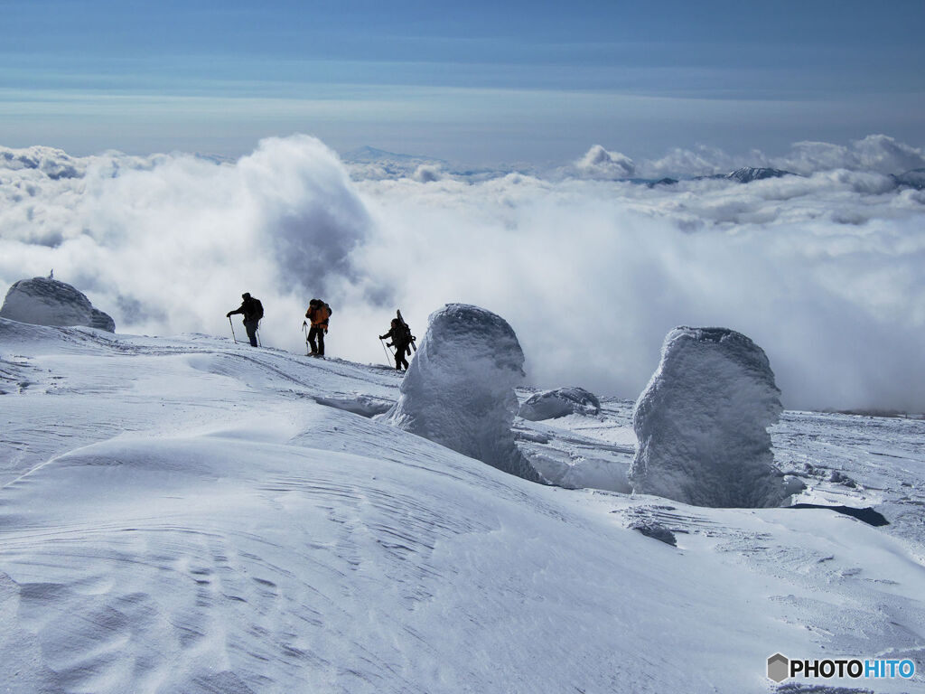 雪山ハイク