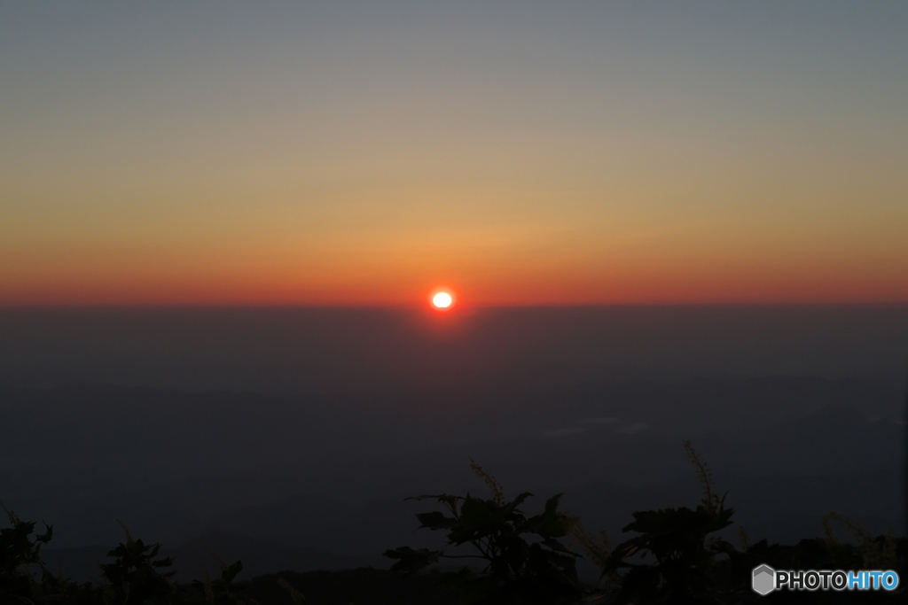 山のおはよう
