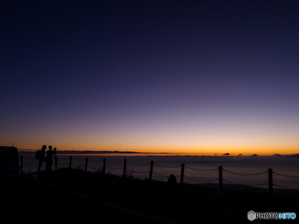 二人の夕彩