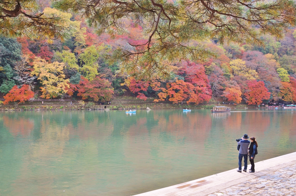 紅葉の嵐山