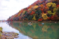 嵐山の紅葉です。